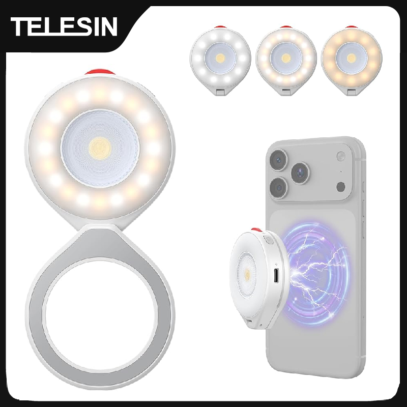 Photography Lighting Brands - Telesin luz de flash magnética smartphone