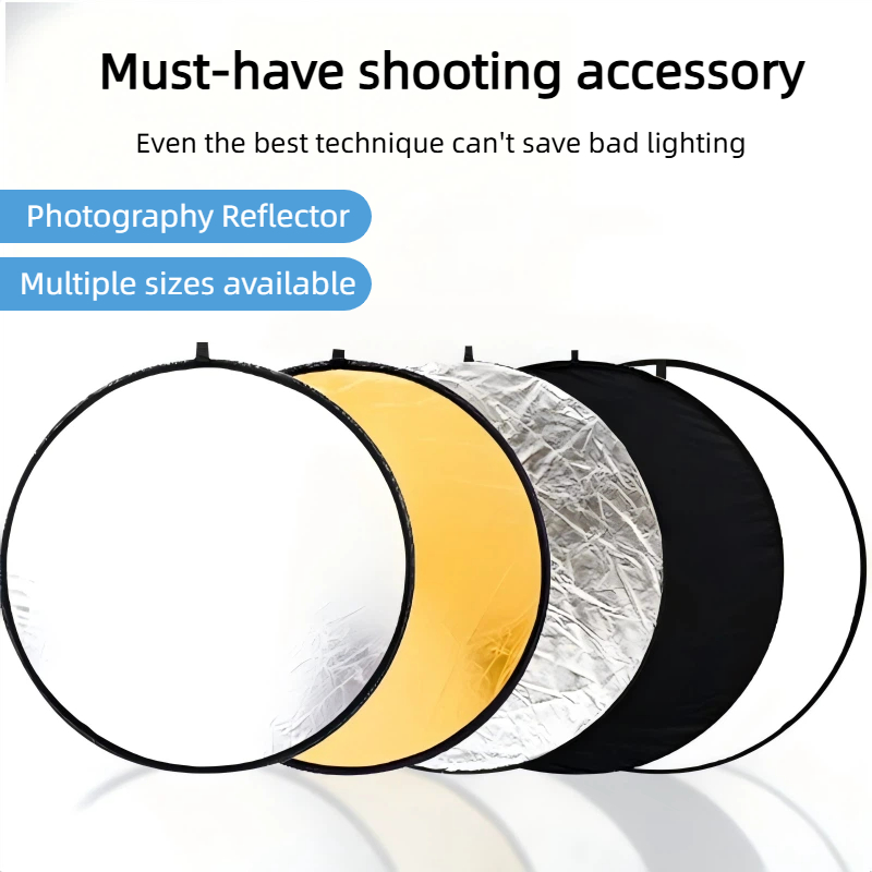 Photography Lighting Kit Portable - Painel Refletor Portátil Dobrável 2 em