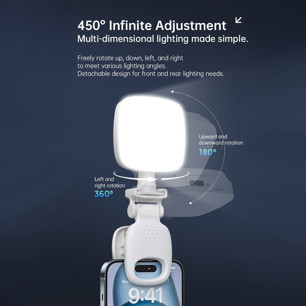 Portátil led selfie luz câmera - Photography Lighting Handheld avaliação e preço