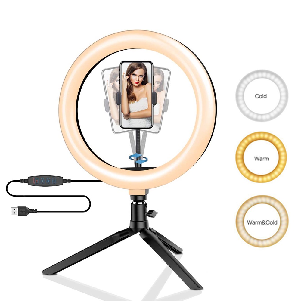 26cm 10 polegada led anel self - Photography Lighting Game avaliação e preço